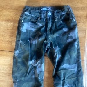 Boys camo jeans size 8 slim